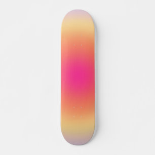 Abstract Sunset Gradient Skateboard