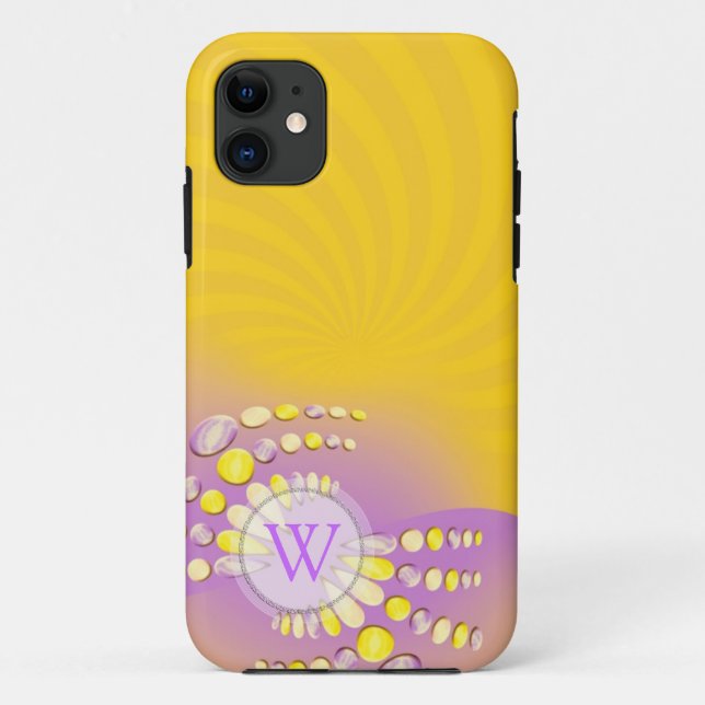 Abstract Sunshine Swirl iPhone Case-Mate Case (Back)