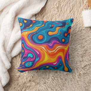 Abstract surface artwork 1200 - Throw Pillow