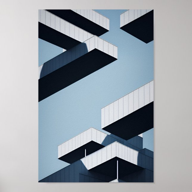 Abstract Surreal Architecture Poster (Front)