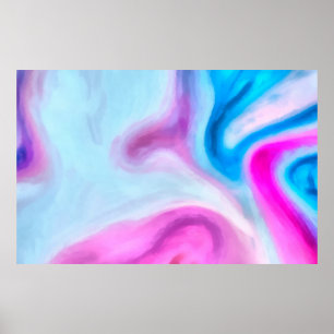 Abstract surrealistic background. Very colourful a Poster