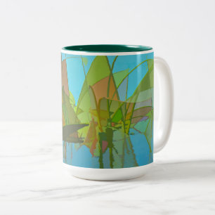 Abstract Swamp Mug