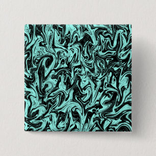 Abstract Swirl 2 Inch Square Button