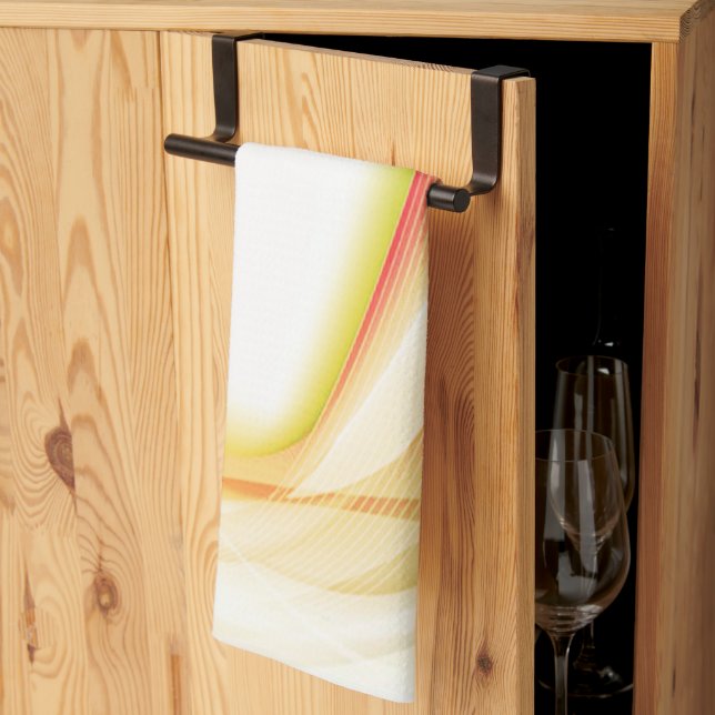 Abstract Swirl 2 Kitchen Towel (Thirds Fold)