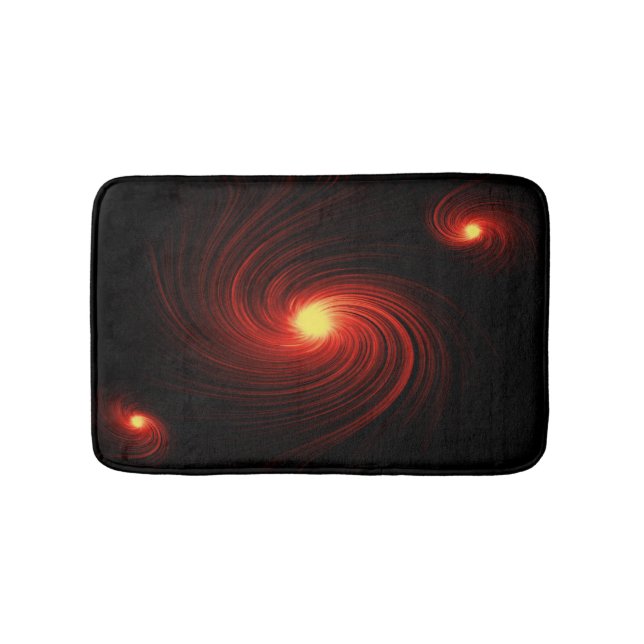 Abstract swirl. bath mat (Front)