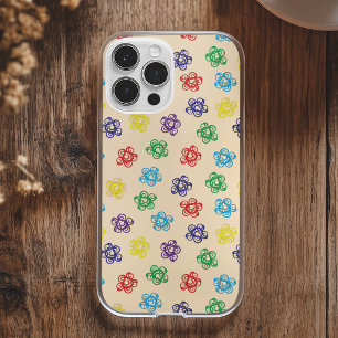Abstract swirl colourful simple circle pattern