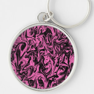 Abstract Swirl Keychain