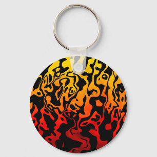 Abstract Swirl Keychain