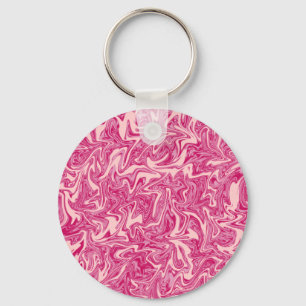 Abstract Swirl Keychain