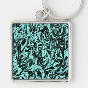 Abstract Swirl Keychain