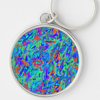 Abstract Swirl Keychain