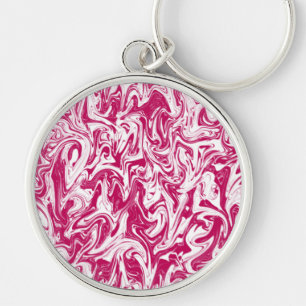 Abstract Swirl Keychain
