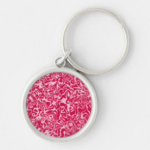 Abstract Swirl Keychain