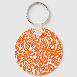 Abstract Swirl Keychain