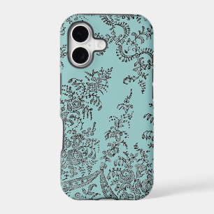 Abstract swirl lace pattern iphone 5 cases
