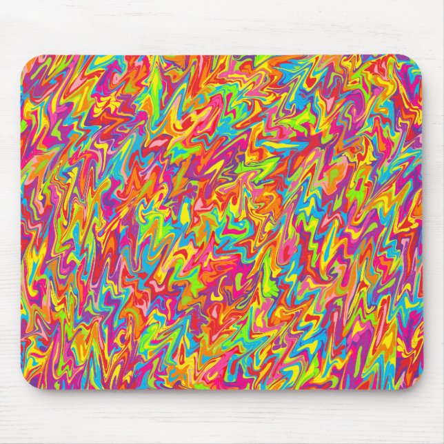 Abstract Swirl Mouse Pad (Front)
