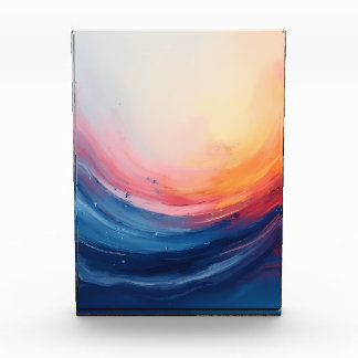Abstract Swirl of Warmth and Depth Photo Block