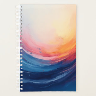 Abstract Swirl of Warmth and Depth Planner