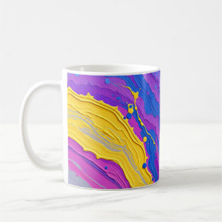 Abstract Swirling Coffee Mug