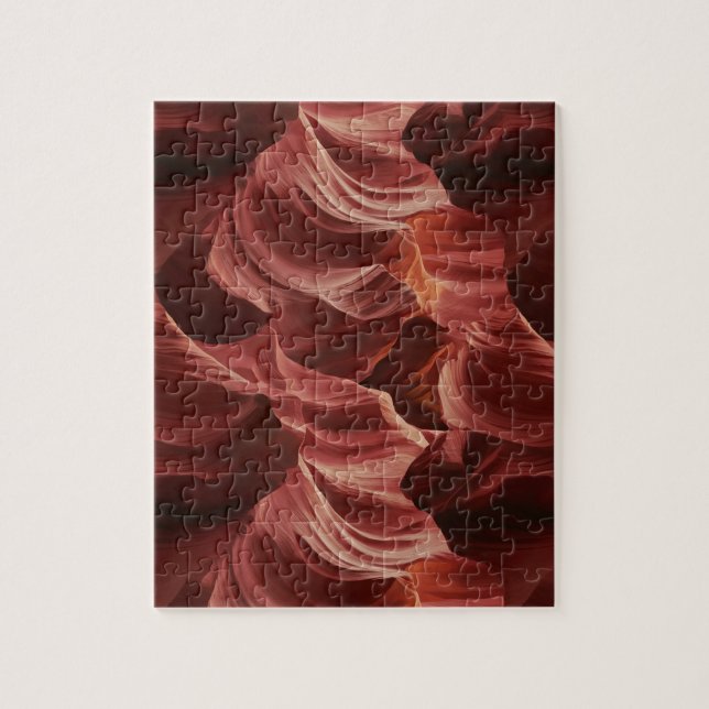 Abstract Swirling Pattern of Antelope Canyon Jigsaw Puzzle (Vertical)