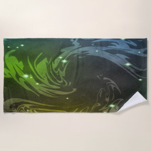 Abstract Swirls Beach Towel