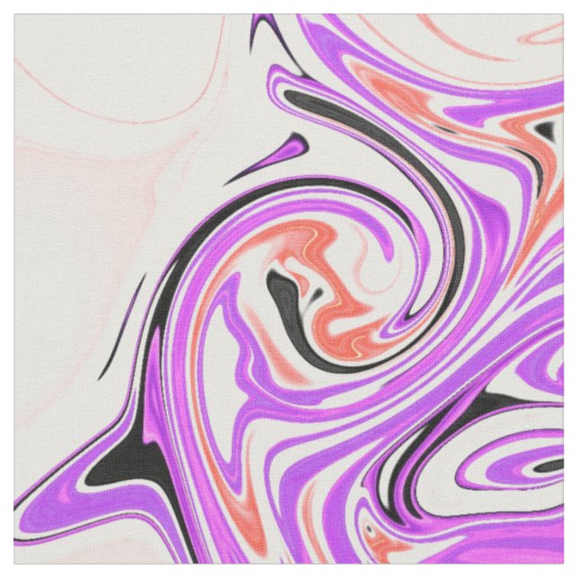 Abstract swirls fabric (Close Up)