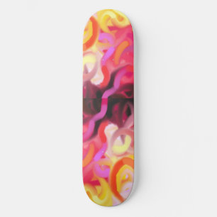 Abstract swirls Skateboard Deck