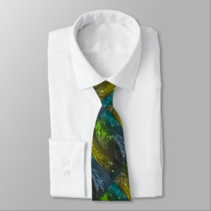 Abstract Swirls Tie
