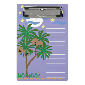 "Abstract Symbols" Stationery Mini Clipboard