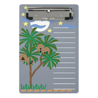 "Abstract Symbols" Stationery Mini Clipboard