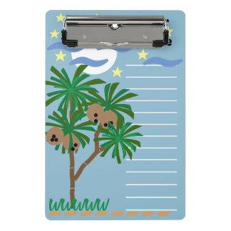 "Abstract Symbols" Stationery Mini Clipboard