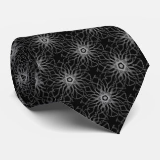 Abstract Symmetrical Cross Hatch Pattern Tie