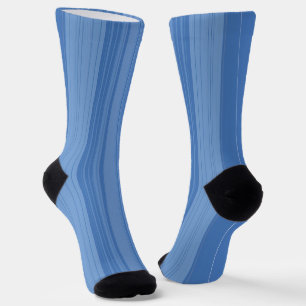 Abstract Symphony in Blue 3 Socks