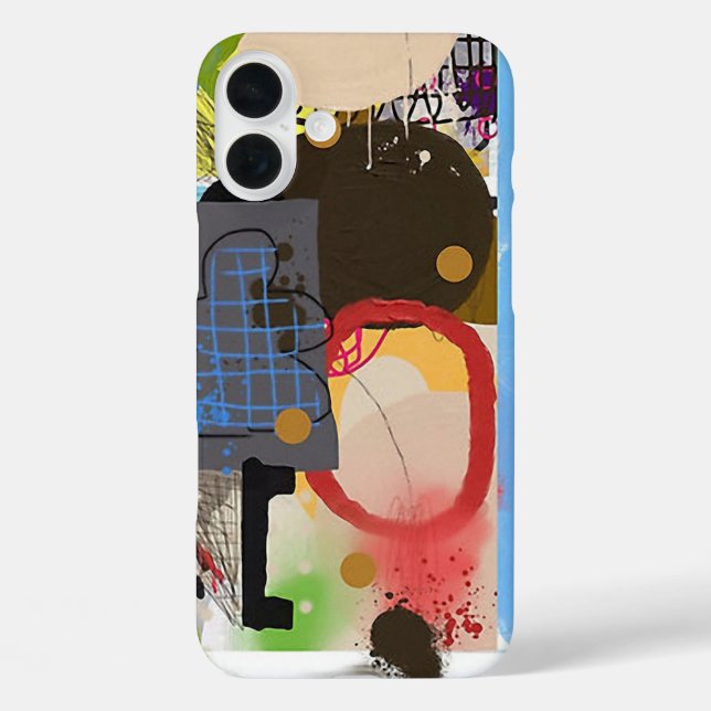 Abstract talk Case-Mate iPhone case (Back)