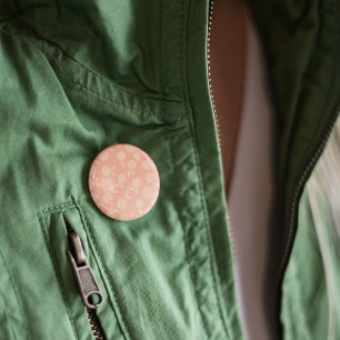 Abstract tangerine peach pattern 2 inch round button