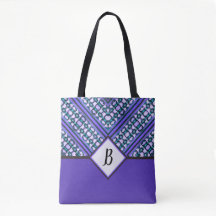 Abstract Teal, Purple & Black Tribal Inspired Tot
