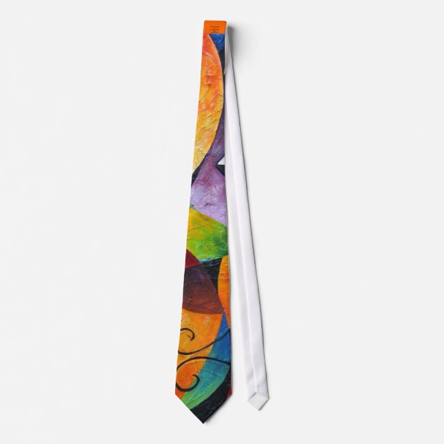 Abstract Tears Runneth Over Tie (Front)