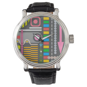 Abstract Technology Control Panel Pattern Watch