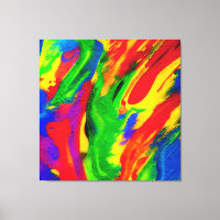 Abstract tempera colourful paint.