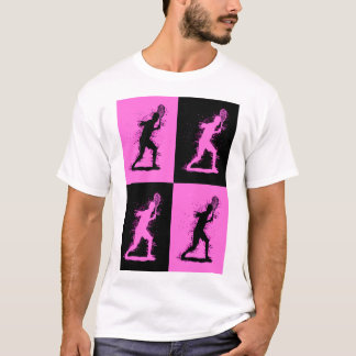 Abstract Tennis Player - Watercolor style T-Shirt