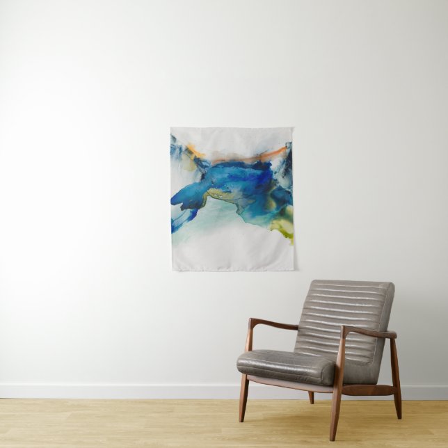 Abstract Terrain - Blue Tapestry (In Situ)