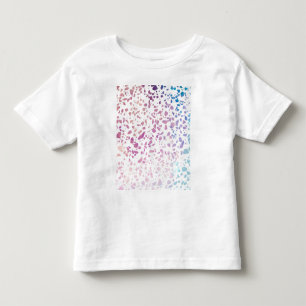 Abstract Terrazzo Mosaic Pink & Blue Pattern Toddler T-shirt