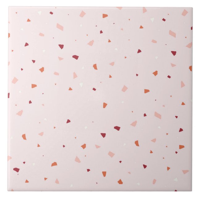 Abstract terrazzo texture flooring background tile (Front)