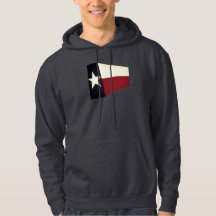 abstract texas flag mens hoodie