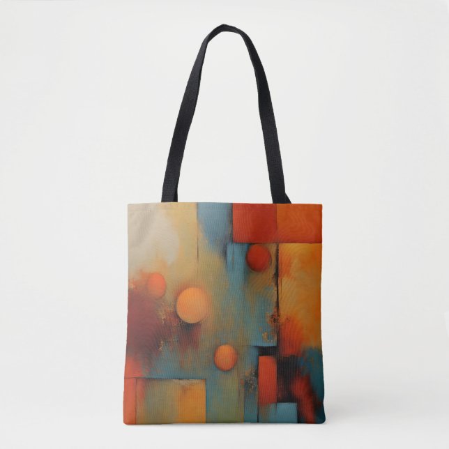 Abstract Textural Art: Concept art colours Tote Bag (Front)