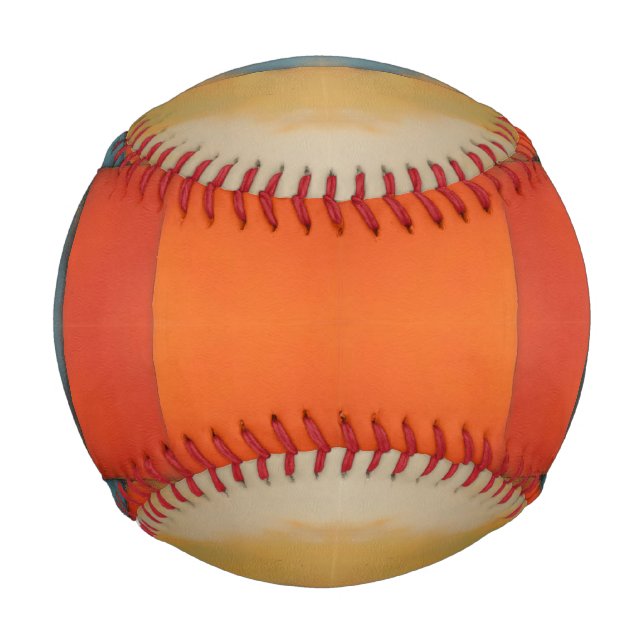 Abstract Textural Art: Nature concept art colours Baseball (Front)