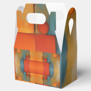 Abstract Textural Art: Nature concept art colours Favor Box