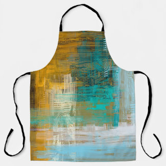 Abstract texture. 2d illustration. Expressive hand Apron