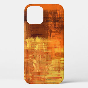 Abstract texture. 2d illustration. Expressive hand iPhone 12 Case