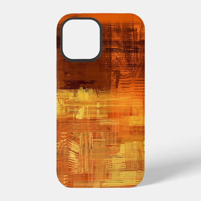 Abstract texture. 2d illustration. Expressive hand iPhone Case (Back)